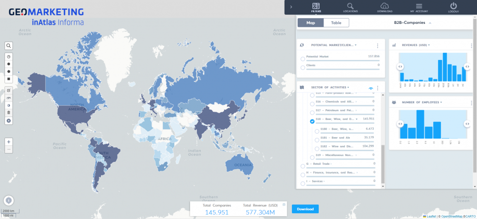 MAPA COMERCIO PORMAYOR WINE Geomarketing oleo100723